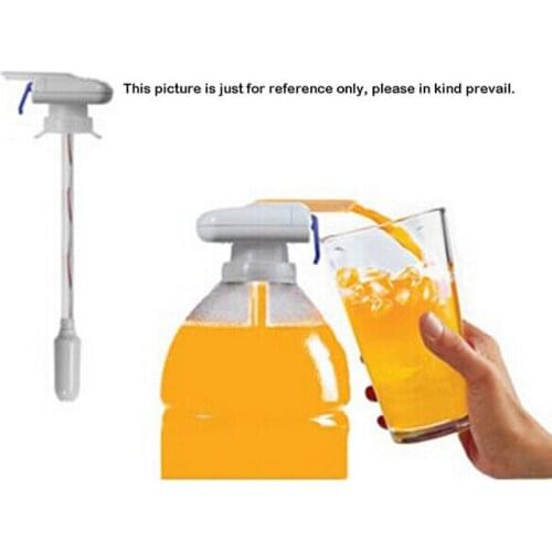 White Magic Tap Electric Automatic Water & Drink Beverage Dispenser Color White Universal cap fits most bottles and jugs