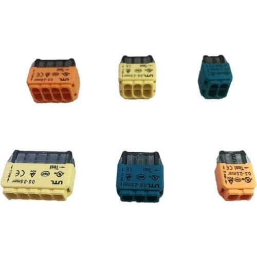 Quick Connector Wire Connector Wire Splitter Terminal Compact Wiring Cable Connector Push-in Conductor