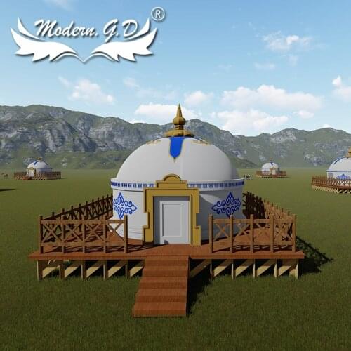 Brand high quality mongolian yurt camping tent