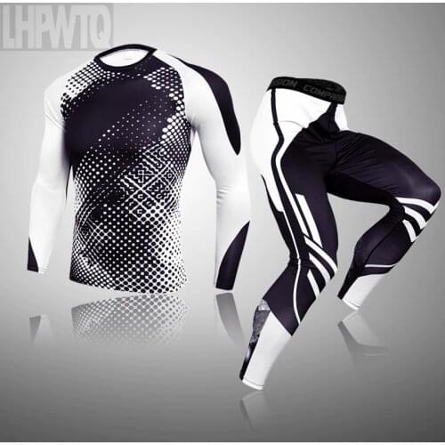 New Brand Winter Thermal Underwear Sets Men Quick Dry Antimicrobial Stretch Men Thermal Underwear Warm Long Johns clothing