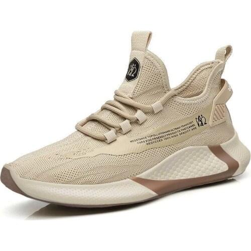 New Mens Casual Shoes Flying Woven Mesh Breathable Sneakers Casual Men 2020 Light Mens Shoes Tennis Shoes