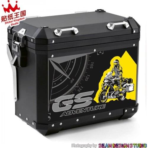 1 Pair For F700GS F750GS F800GS F850GS R1150GS R1200GS R1250GS ADV Motorcycle Side Case Set Decal Waterproof Sticker