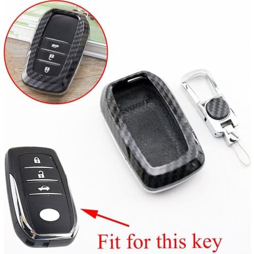Remote 2/3 Buttons Key Shell Fob Bag Case Holder Fit For Corolla Camry RAV4 Kluger Highlander Prado Mark X Alphard Accessories