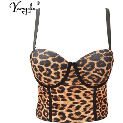 Sexy vintage print bustier corset crop top women summer halter party y2k tank top push up bra clubwear tube Cropped womens tops