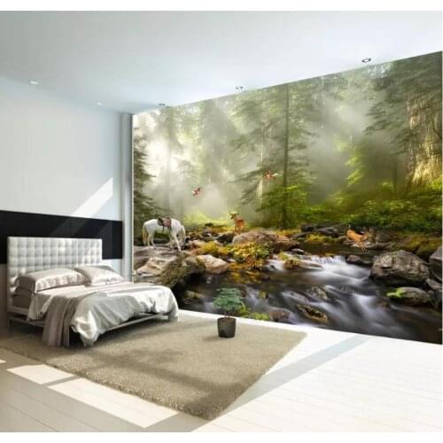 Modern Custom 3D Wallpaper Home Decor Living Room Wall Covering Hawthorn landscape wall TV Backdrop Bedroom Photo Wall Paper 3D