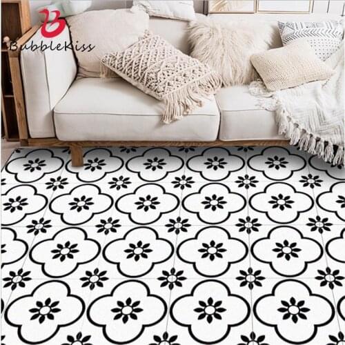 Bubble Kiss Modern Geometric Flower Pattern Rugs Large Size Anti-Slip Carpets For Living Room Home Decor Bedside Floor Mats