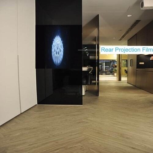 SUNICE Holographic Projection Film Rear projection film 4 Colors Transparent&White&Light grey&Dark grey color 1.52X5M Home