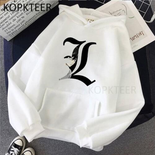 Death Note Anime Hoodies Mens Women Top Autumn Vintage Hoodies Funny Streetwear Hoodies Men Women Ulzzang 90S Hooded Sweatshirts