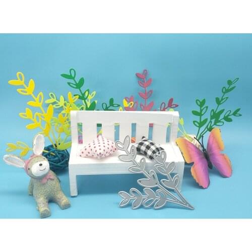 Weeds, grass, Christmas green leaves, flower metal cutting dies, photo album DIY decoration, handicrafts hollowed-out moulds