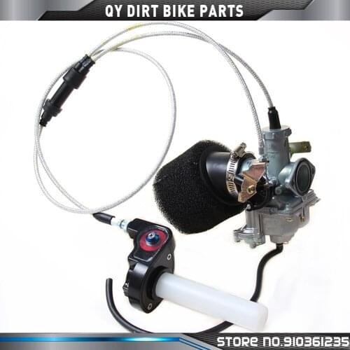 PZ30 30mm Carburetor Accelerating Pump Racing 200cc 250cc Motocross atv quad For IRBIS kayo BSE With Dual Throttle Cable