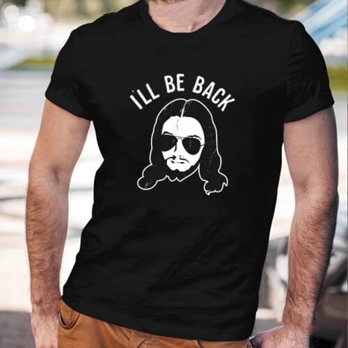 I May Not Be Perfect But Jesus Thinks I'm To Die for T-Shirt Ill Be Back Jesus Coming Printed Tops Streetwear Short Sleeve Tee