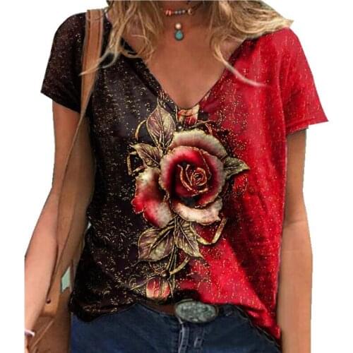 WAN XIANG YUAN Women's T-shirts With Print