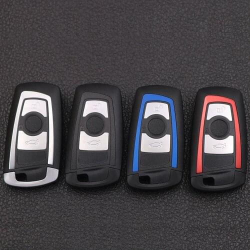 10pcs/lot 3 Button Replacement Smart Remote Key Shell Case Fob For BMW F CAS4 5 Series 7 Series Smart Key Case Cover