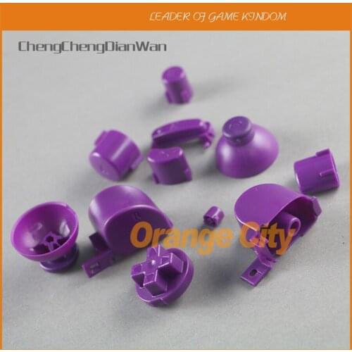 100sets Full set L R ABXY Z Keypads Buttons For GameCube Buttons Frame For NGC D Pads Power ON OFF Buttons & Joystick Stick Cap