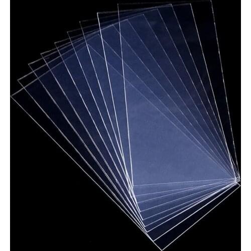 100 Pcs/Set Paper Money Stamps Sleeves Holders Transparent World Banknotes Collection Protect Storage Bags ALI88