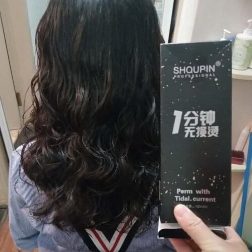 2PCS/set Amino Acid Perm Water Permanent Wave Curl Curly Perm Cream Natural Long Lasting Curls Styling Perm Cold Liquid 120ML*2