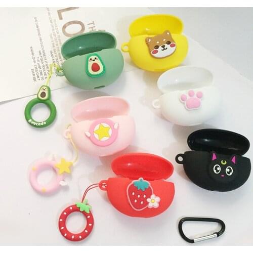 For Huawei Freebuds 4i Wireless Bluetooth Earphone Case Cartoon cuteProtective Case Silicone Cover for Huawei Freebuds4i Cover