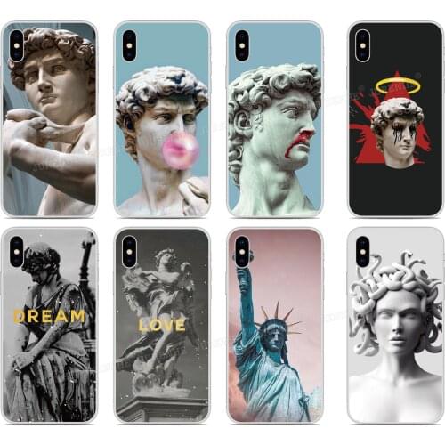 David Statue Phone Case For UMIDIGI Bison GT A7S A3X A3S A3 A5 S3 A7 S5 A9 Pro F2 F1 Play Power 3 X One TPU Soft Cover