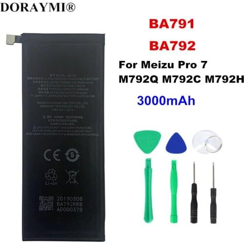 Аккумуляторы для телефонов Meizu PRO 7 Doraymi China At AliExpress