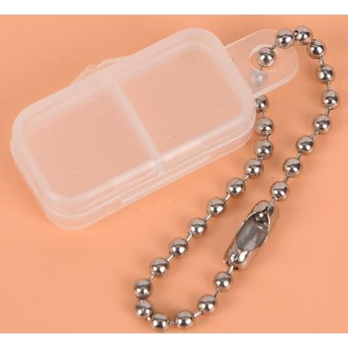 Button Battery Storage Protective Holder Hard Case Fit For 312# 10# 675# Hearing Aid Clear Plastic Battery Case Batteries Box