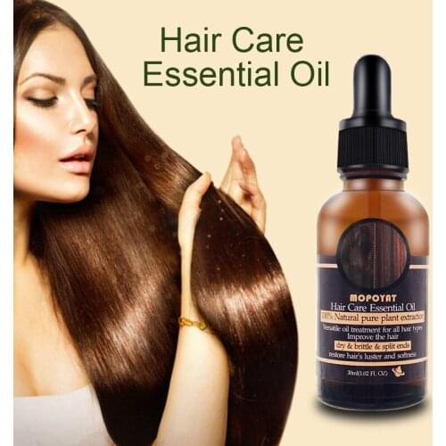 MOPOYAT 5 Seconds Repairs Frizzy Make Hair Soft Smooth Hair Care Protects Damaged Hair Rough Hair Treatment Essential oil 30g