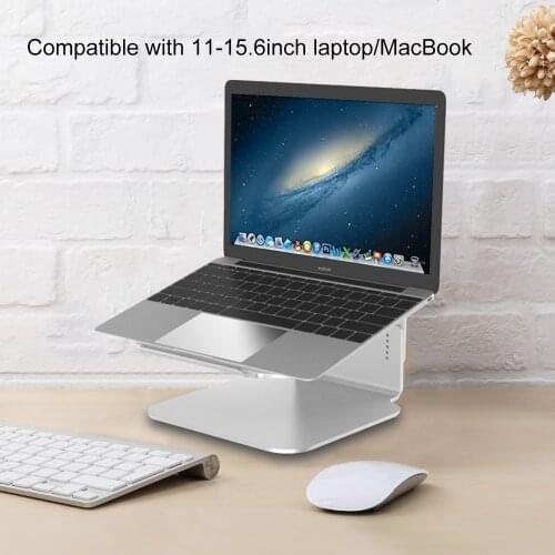 COOLCOLD Aluminium Laptop Cooling Holder Notebook Cooler Stand For 12'' 15.6'' Laptop Macbook Air Pro Samsung Notebook Cooling