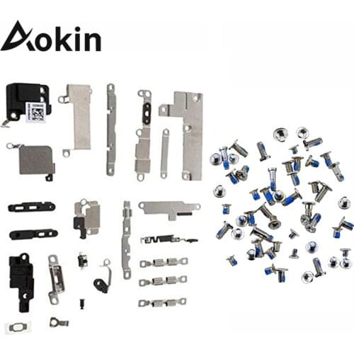 Full Set Screws for iPhone 5 5C 5S 6 6S 6Plus 6s plus 7 8 7Plus + Repair Replacement Parts Holder Bracket Fastening Pad Spacer