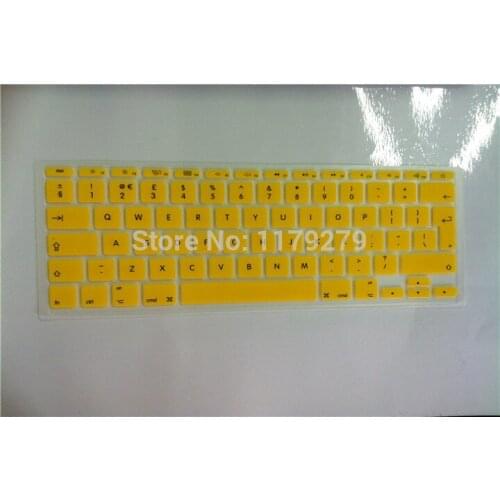 For Mac Book Air 11" 11.6" Euro Model Macbook Free Shipping New 0.1mm Clear Silicone Keyboard Cover Protector Skin