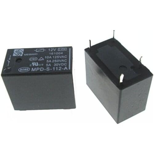 Relay MPD-S-112-A 12V MPD-S-112-A MPDS112A MPD-S-112-A-12V 12VDC DC12V DIP8 black 20PCS/LOT