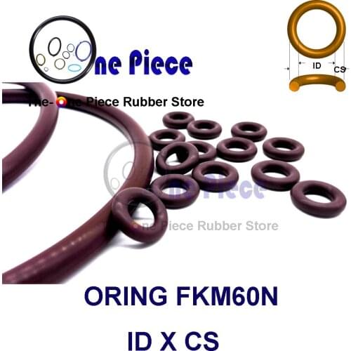 OR 1.5x0.5 / 2.5x0.5 FKM60N BROWN Rubber Seal ORING IDxCS Metric sizes FPM60N gasket oring skin smooth