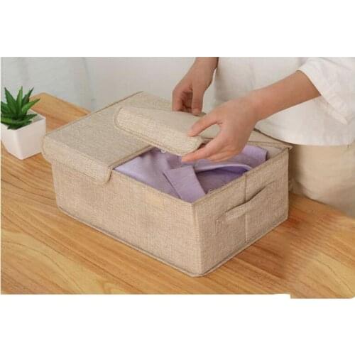 Anti-fungus Foldable Storage Box Organizers Large Handles Great For Toys Clothes Blankets Organizador Box New