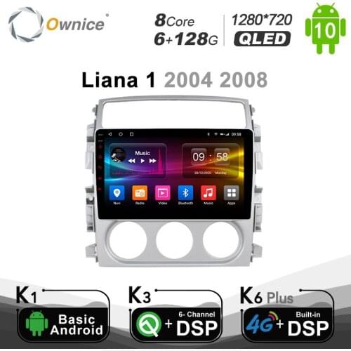 6G+128G Ownice Octa Core SPDIF Android10.0 Car dvd Stereo player for Suzuki Liana 1 restyling 2004 2008 Radio Optical 4G LTE GPS