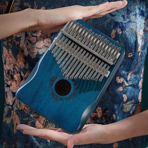High Quality 17 Key Kalimba Thumb Piano Portable Solid Wood Music Keyboard Mbira Musical Instrument