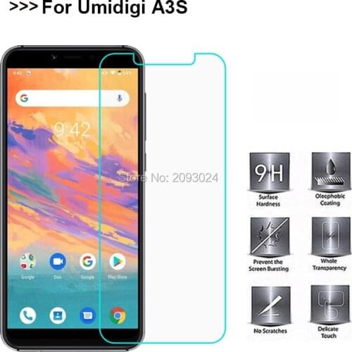 Screen Protector Clear HD Protective 0.26mm Tempered Glass For Umi A 3SFor Umidigi A3S Tempered Glass Umi A3 Pro Glass Guard