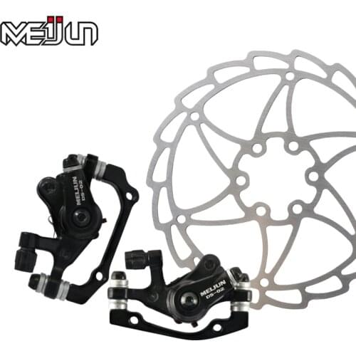 Meijun mountain bike colorful front and rear disc brakes clamp AB column with rotors quality brake clamp free shipping