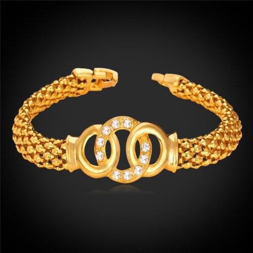 Starlord Gold Bracelets For Women / Men Jewelry Trendy Fashion Big Jewelry Yellow Gold Color Vintage Loom Band Bracelets H1076