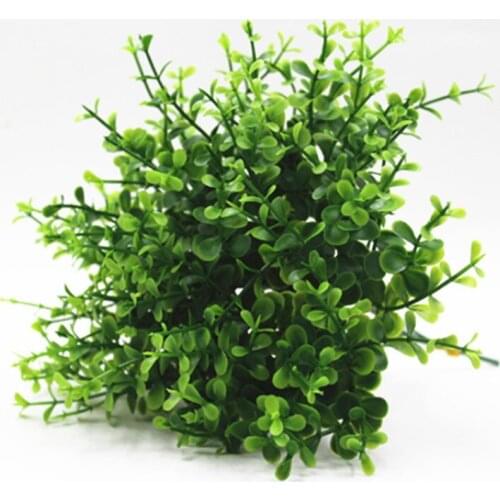 10 head Leaf Eucalyptus Leaves Green Plants Outdoor Artificial For Living Room
