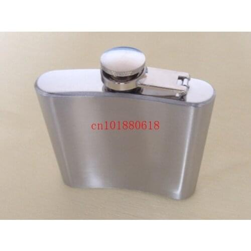 100pcs/lot Free Shipping 5oz Mini Hip Flask Stainless Steel Hip Flasks Outdoor Liquid Whisky Bottle