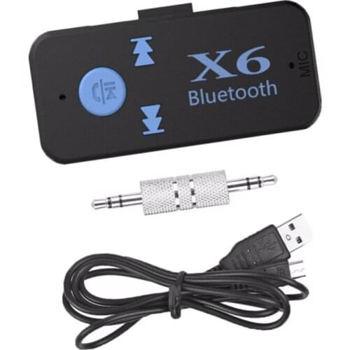 3.5mm jack AUX Stereo Audio Wreless Bluetooth 4.1+EDR Receiver Adapter Handsfree Car Mp3 Music Receiver Support TF Card