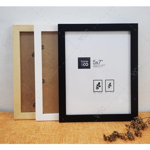 3Pcs/Set Natural Wooden Picture Frames Classic Photo Frame For Wall Hanging Include Poster Frame Photo Decor