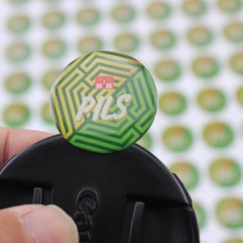 CMYK color,decorative dome label