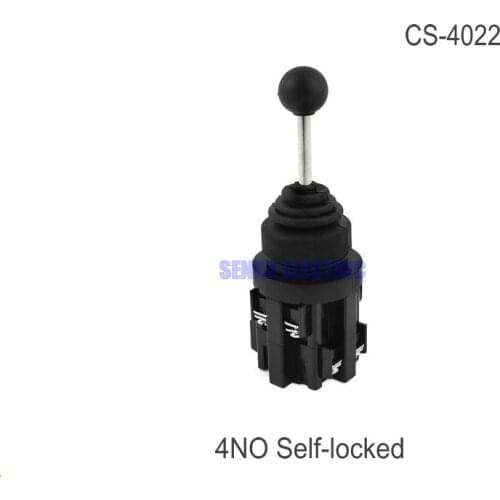 4 Position 4NO SPST Self-locking Monolever Joystick Switch Cross Button Switches CS-4022