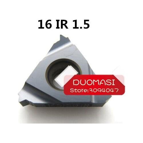 Free Shipping 16IR/16NR 1.5ISO Internal Indexable Tungsten Carbide Threading Lathe Inserts for SNR/SIR Threaded Lathe Holder
