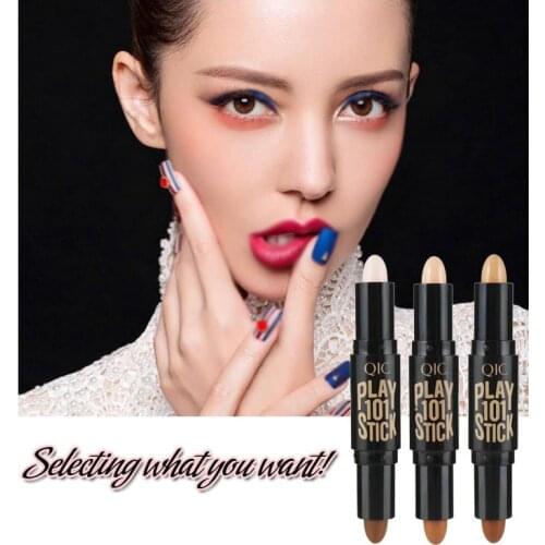 Dual Ended Highlighters and Bronzers Stick Health Women Face Eye Foundation Concealer Contour Pen TSLM1
