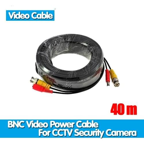 HKIXDISTE BNC 40M Power video Plug and Play Cable for CCTV camera