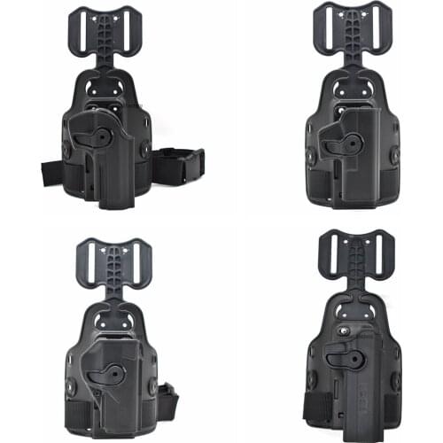 IMI Tactical Thigh Leg Gun Holster Pistol Case For Glock 17 19/Beretta M9/Colt 1911/ Beretta PX4 Storm Airsoft Hunting Accessory