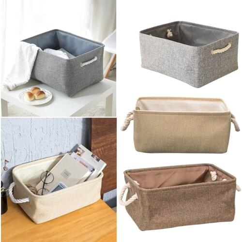Cubby Storage Basket Organizer Bin Storage Bin Box, Dust Proof for Shelf, Closet, Cabinet, Baby Nursery Room