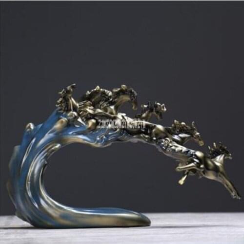 Creative Handmade Resin Lucky Decorations Home Furnishing Ornaments Craft Gift Office Study Room Desktop Decorative Ornaments