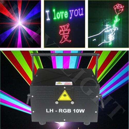 Free Shipping 10W/30W RGB laser animation scanner projector ILDA DMX dance bar Xmas Party Disco DJ effect Light stage Light Show