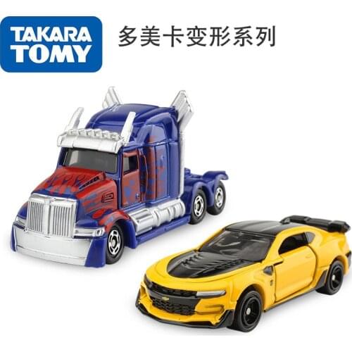 TAKARA TOMY Alloy Car Model Transformers Optimus Prime Hornet Tomica Car Boy Toy Boy Dream